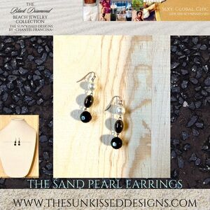 The Sand Pearl Earrings by The Sun*Kissed Designs By ~Chantél Francina~